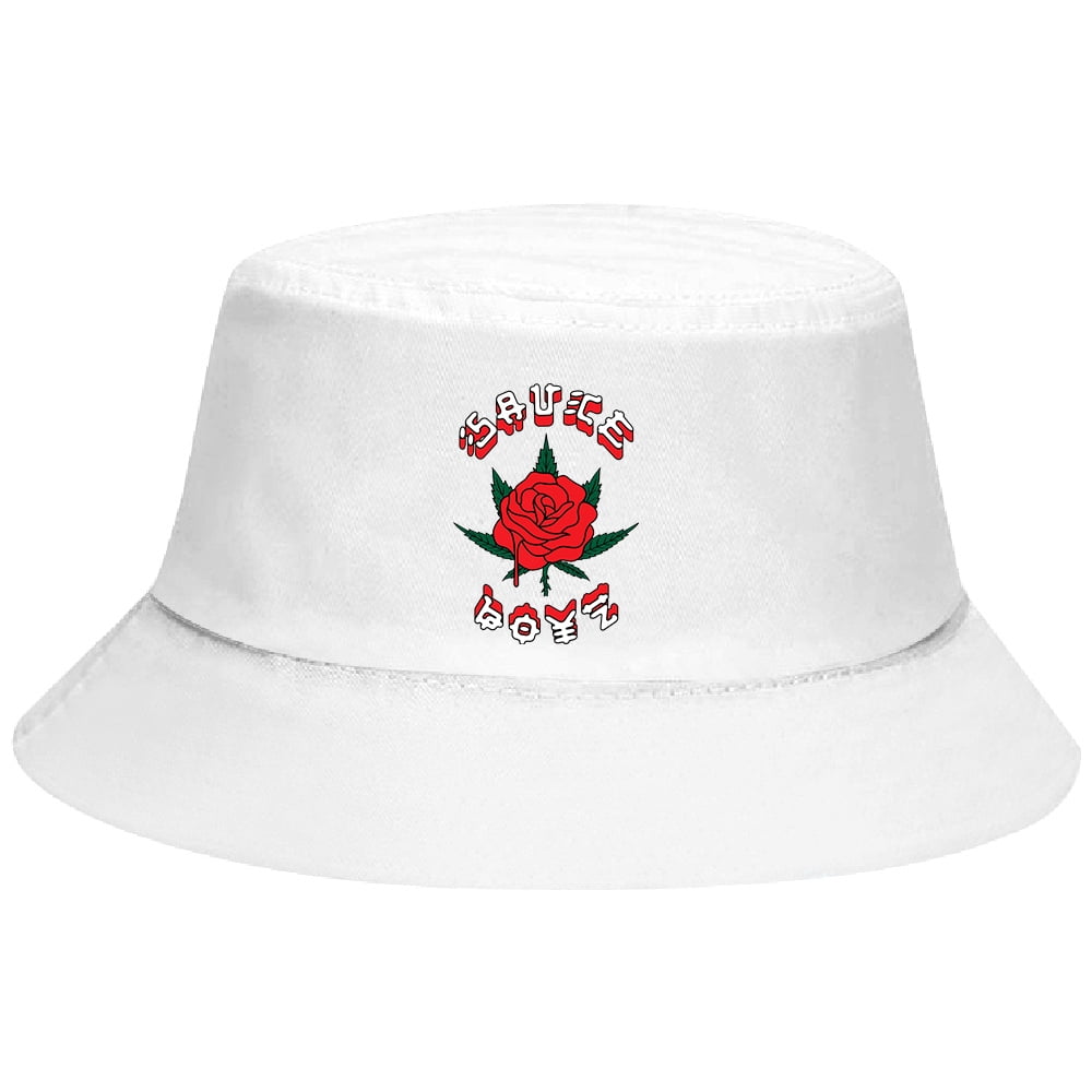 Eladio Carrion Sauce Boyz Merch Rose Bucket Hat Women Men Fisherman Hat