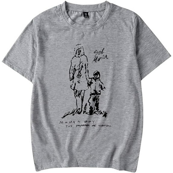 Eladio Carrion Sol Maria Mama's Boy T-shirt Women Men Crewneck Casual Print Short Sleeve Tee