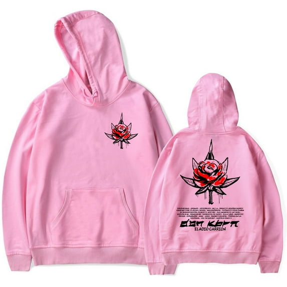 Eladio Carrion merch Don Kbrn World Tour Hooded Drawstring Pocket Sweatshirt Men/women rapper Hip Hop Pullover