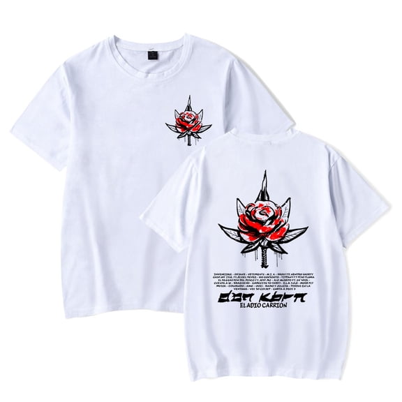 Eladio Carrion merch Don Kbrn World Tour  tshirt crewneck short sleeve tshirt men/women rappper hip hop  tops