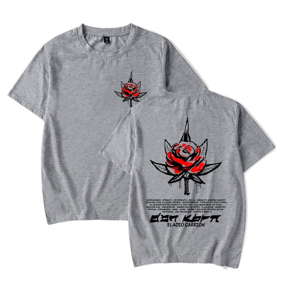 Eladio Carrion merch Don Kbrn World Tour  tshirt crewneck short sleeve tshirt men/women rappper hip hop  tops