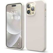 Elago MagSafe Silicone Soft-Touch Cell Phone Case for Apple iPhone 14 Pro Max, Stone