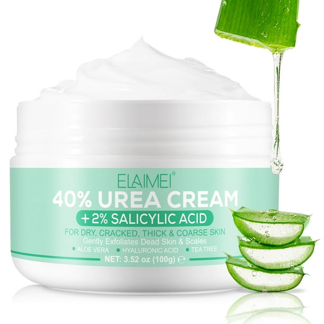 Elaimei 40% Urea Cream,Foot Moisturizer for Feet, Heels, Hands, Ankles, Deep Moisturizing,Foot Repair Lotion,3.52 oz