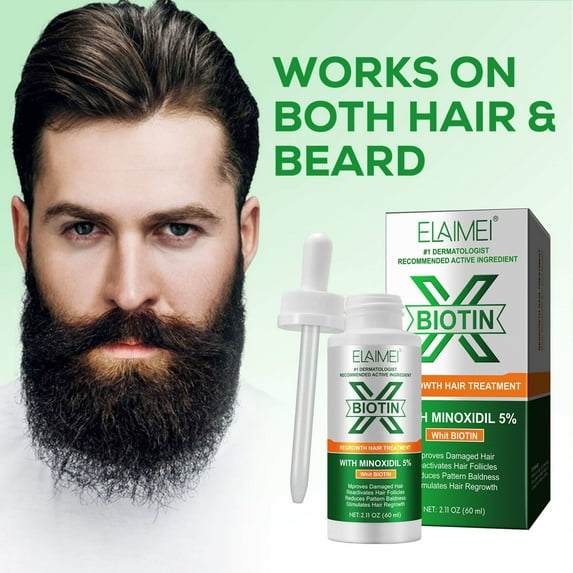 Elaimei Hair Oil ,Serum for All Hair Type ,with Biotin - Nursing Scalp,2 fl oz