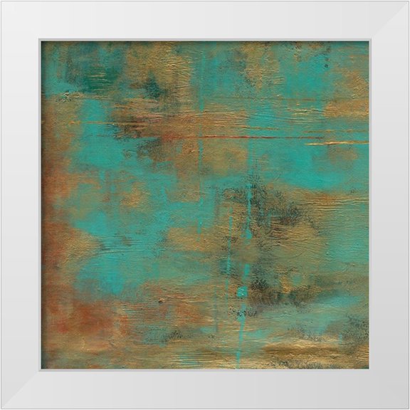 Elaine-Cusson, Marie 12x12 White Modern Wood Framed Museum Art Print Titled - Rustic Elegance Square III