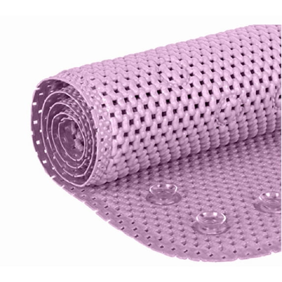 Elaine Karen Bathtub Mat Non Slip, Soft Foam Bath Mats - 36” x 17” - Lavender