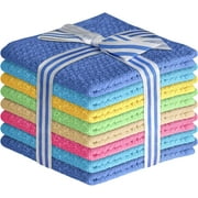 Elaine Karen Cotton Washcloths Small Hand Towels Washcloth Kitchen Wash Rags, 8 Pack