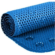 Elaine Karen Non Slip Bathtub Mat, Soft Foam Mats - 36” x 17” - Blue
