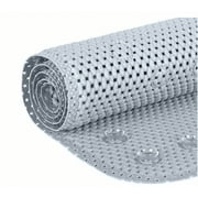 Elaine Karen Non Slip Bathtub Mat, Soft Foam Mats - 36” x 17” - Light Blue