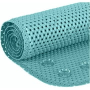 Elaine Karen Non Slip Bathtub Mats Soft Foam Bath Mat with Suction Cups, Aqua Blue