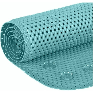 Elaine Karen Non Slip Bathtub Mats Soft Foam Bath Mat with Suction Cups, Aqua Blue