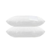 Elaine Karen Pillow Case Protector Waterproof Vinyl Zippered Pillowcases, 2 Pack