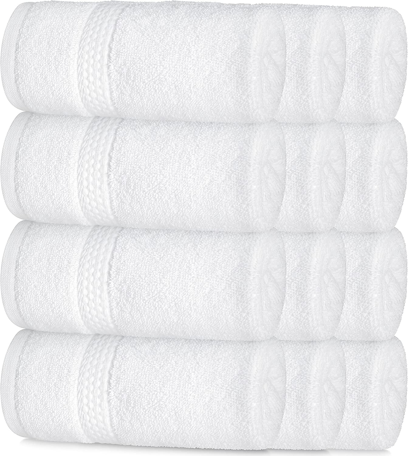 Superio Terry Cloth Rags White Washcloths 100% Cotton 12 Cleaning Cloths,  Kitchen Towels, Facial Washcloth, Spa Cloths, Hand Towel, Small Lint Free