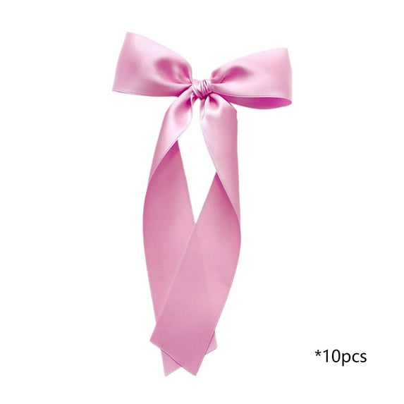 Elainilye 10pcs Decorative Bows, Ballet Style Satin Ribbon Bows for Wine Glasses, Candlesticks, Gift Box, Birthday Party Decorations
