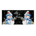 thumbnail image 1 of Elainilye 16"x7" Christmas Garage Door Hanging Cloth with Merry Christmas Print Festive Outdoor Decor for Holiday Season Home Party, 1 of 6