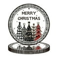 thumbnail image 1 of Elainilye 16PCS Christmas Party Supplies, Christmas Tree Plates and Napkins Disposable, Christmas Disposable Dinnerware Set, Christmas Party Xmas Party Decor (9" Plates), 1 of 6
