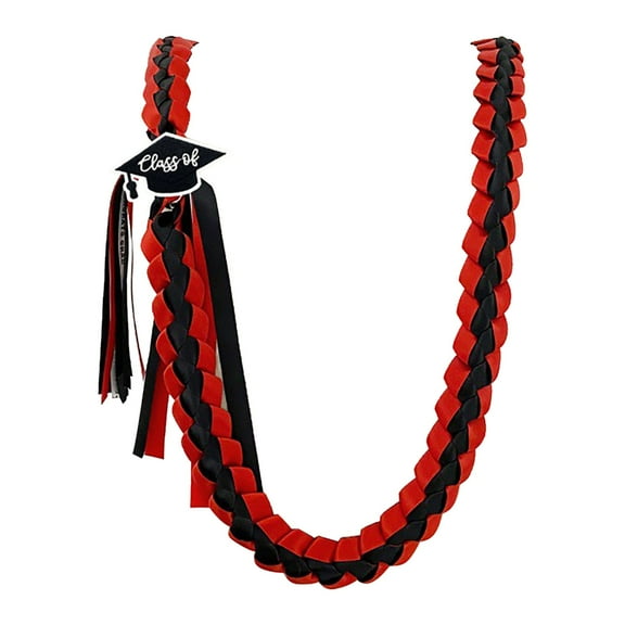 Elainilye 2025 Graduation Gift Ribbon Wreath, Handwoven Honor Rope Decoration, Colorful Commencement Keepsake for Ceremonies, Parties