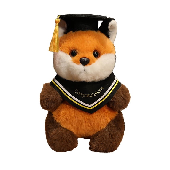 Elainilye 2025 Graduation Gifts Stuffed Animal, Graduation Plush Gifts with Cap Tassel, Class of 2025 Grad, Graduation Gift for Him Her, D