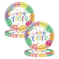 thumbnail image 1 of Elainilye 20PCS Easter Plates, Disposable Paper Plates, Happy Easter Design, for Spring Party Dinner, Holiday Decorations and Buffet Settings (9"), 1 of 6