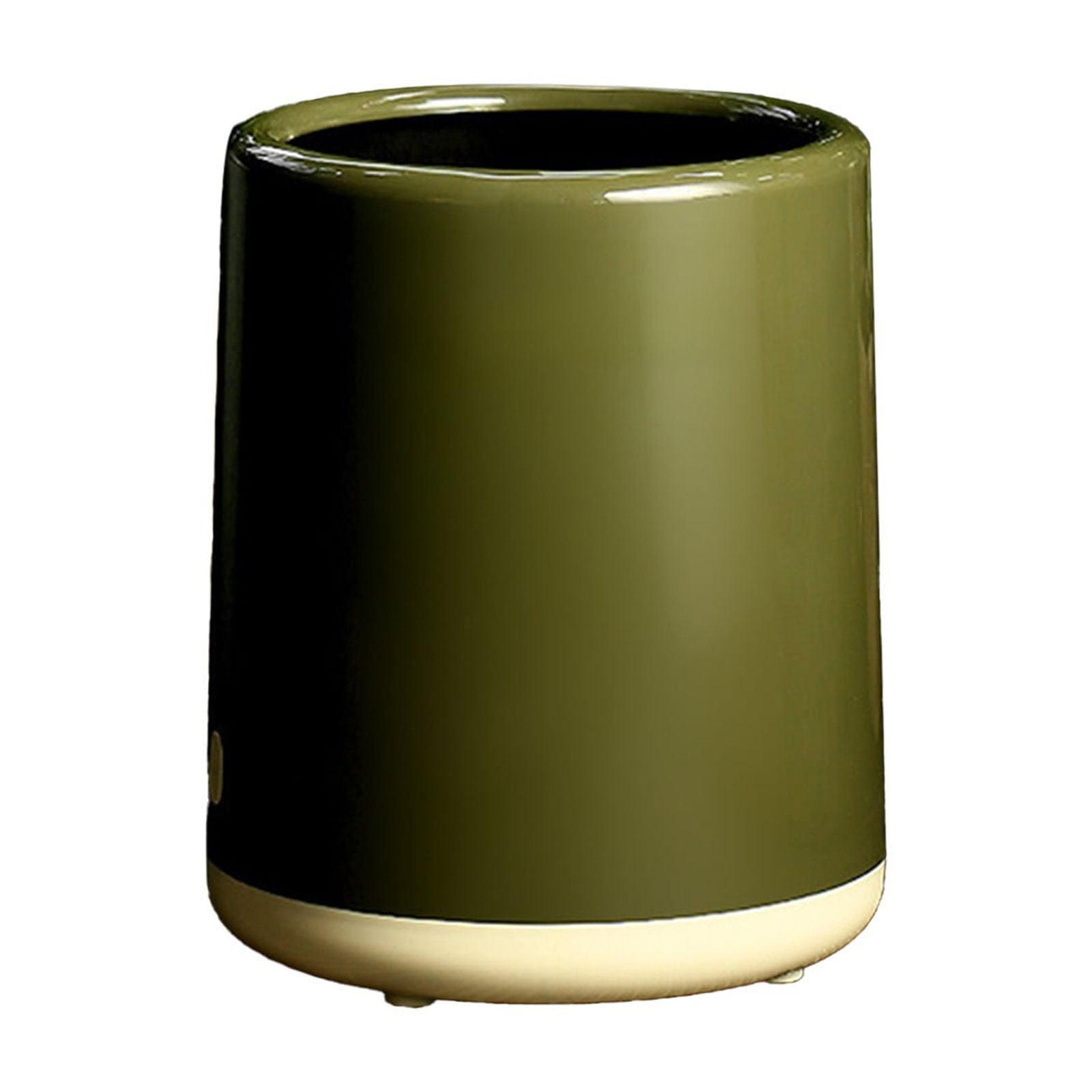 Elainilye 3.4 Gallon Trash Can, Kitchen Trash Can Garbage Dustbin, Wastebasket for Kitchen Bedroom Bathroom Office Wateproof Waste Bin, Green