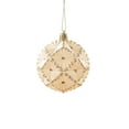 thumbnail image 1 of Elainilye 3" Champagne Gold Ball Christmas Tree Ornament Electroplated Hanging Decoration for Holiday Decor, 1 of 6