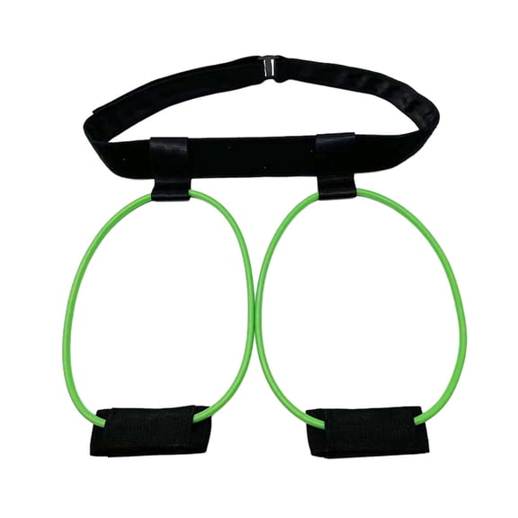 Elainilye Adjustable Hip Resistance Glute Belt, Foot Loop Leg Workout Trainer for Squats Kickbacks, Strength Training Equipment for Home Gym Fitness Routines