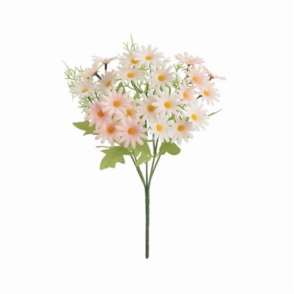 Elainilye Artificial Chamomile Bouquet, Simulation Silk Flower for Wedding and Home Decoration, Small Fresh Fake Flowers for Vase, Table Centerpiece or Party Decor