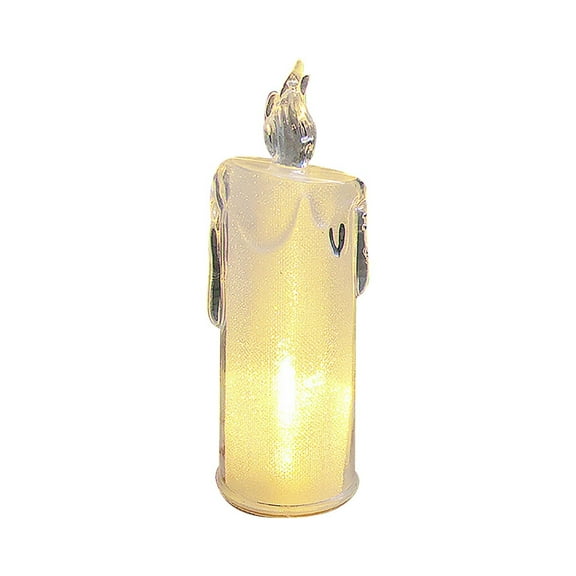 Elainilye Artificial Teardrop Candle Lights Decor, Romantic Wedding Bedside Lamp Ornaments, Battery-Operated Flameless Candles for Table Centerpiece Mood Lighting