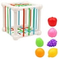 thumbnail image 1 of Elainilye Baby Montessori Toys for 1 Year Old, Colorful Sensory Toys for Toddlers 1-3, Travel Activities Cube Shape Toys, Baby Gifts, Motor Skills Educational Learning Toys, 1 of 7
