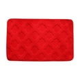thumbnail image 1 of Elainilye Bath Mat Rug,Thick Restroom Floor Mats, Non-Slip, Comfortable, Machine Washable,16×24IN, Watermelon Red, 1 of 6
