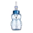 thumbnail image 1 of Elainilye Bear Straw Cup 430ml Cute Cartoon Design Plastic Tumbler with Lid and Straw for Kids Adults Beverage Drinkware Home School Outdoor Use, 1 of 1