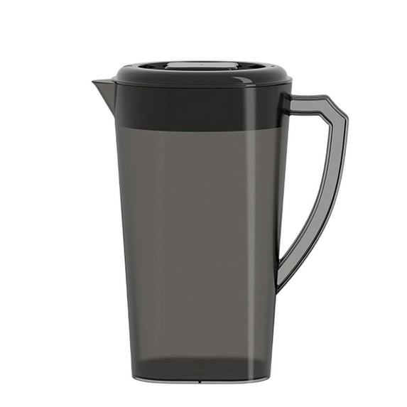 Elainilye Beverage Pitcher, Clear Plastic Dispenser, Lid-Included Container For Lemonade, Iced Tea, Milk, Cold Drinks, Party Serving