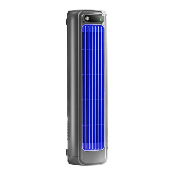Elainilye Bladeless Tower Fan with Constant Wind, Silent Turbo Air Circulator, USB-Powered Desktop Cooler for Office, Bedroom, Study