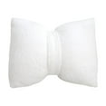 thumbnail image 1 of Elainilye Bow Lumbar Pillow Linen Solid Color Two Purpose Cushion for Sofa Bed Decorative Pillow 16x12 Inches Home Decor Gift, 1 of 6