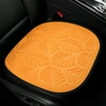 thumbnail image 1 of Elainilye Breathable Car Seat Cushion, Soft Leaf Patterned Cooling Pad, Comfortable Ventilated Mesh Car Seat Cover for Summer, Home, Office, and Travel Use, 1 of 6