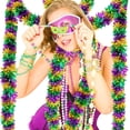 thumbnail image 1 of Elainilye Carnival Streamers and Ribbons 6.6 FT, Party Decoration Garlands for Festive Events, Colorful Ceiling Wall Decor for Celebrations, 1 of 6