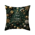thumbnail image 1 of Elainilye Christmas Pillow Covers 18x18 Inches 4 Pack Printed Decorative Cushion Case for Sofa Bed Festival Home Decor, 1 of 7