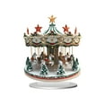 thumbnail image 1 of Elainilye Christmas Standee Plastic Printed with Christmas Tree and Carousel for Desktop Home Decoration Holiday Gift, 1 of 6
