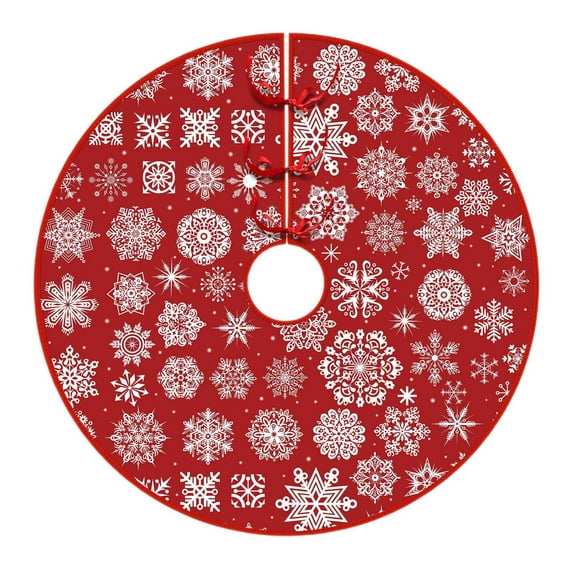 Elainilye Christmas Tree Skirt Decoration for Holiday Tree, Home Decor, and Festive Party Ornaments
