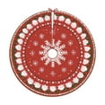 thumbnail image 1 of Elainilye Christmas Tree Skirt Washable Short Pile High-Definition Printed for Holiday Decor Tree Rug, 1 of 6