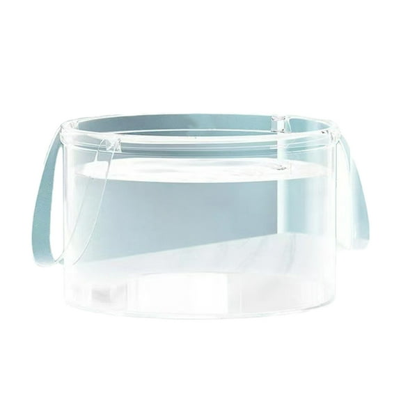 Elainilye Collapsible Pail, Portable Folding Bucket Compact Silicone Container for Camping Hiking Picnic Vegetable Washing Pet Water Bowl Travel Emergency Kit Outdoor Enthusiasts, A