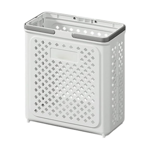 Elainilye Collapsible Wall-Mountable Laundry Hamper, Space Saving Foldable Fabric Storage Basket, Perfect for Dorm Bathroom Bedroom Closet Temporary Clothes Organization