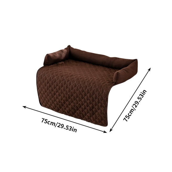 Elainilye Cooling Pet Mat, 30"x30" Water-Resistant Pad for Dogs Cats Anti-Anxiety, Pillow Cushion Kennel Bed Summer Relief, F