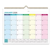 Elainilye Desk Calendar, 2026-2027 Block Planner, Double Coil Binding Large Format For Office Scheduling, Monthly Planning