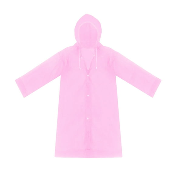 Elainilye EVA Rain Poncho, Lightweight Reusable Coat, Waterproof Emergency Gear for Hiking Travel