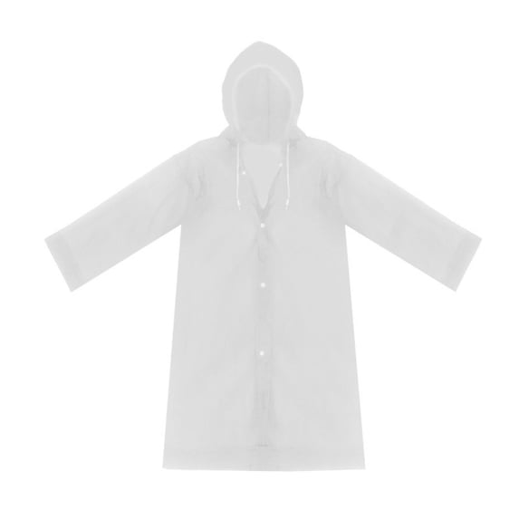 Elainilye EVA Rain Poncho, Lightweight Reusable Coat, Waterproof Emergency Gear for Hiking Travel