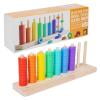 thumbnail image 1 of Elainilye Early Education Rainbow Stacking Ring Toy Puzzle Game Hand Eye Coordination Wooden Toy For Kids Children, 1 of 7