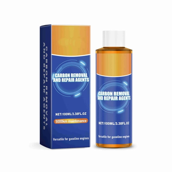 Elainilye Engine Carbon Removal Treatment Fluid, Motor Oil Additive For Deposit Cleanup And Wear Protection, Automotive Engine Maintenance Solution 100ml Bottle