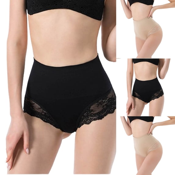 Elainilye Fashion Body Shaper Tummy Control Shapewear Girdle Corset Waist Shapewear Bottoms Shorts,Black