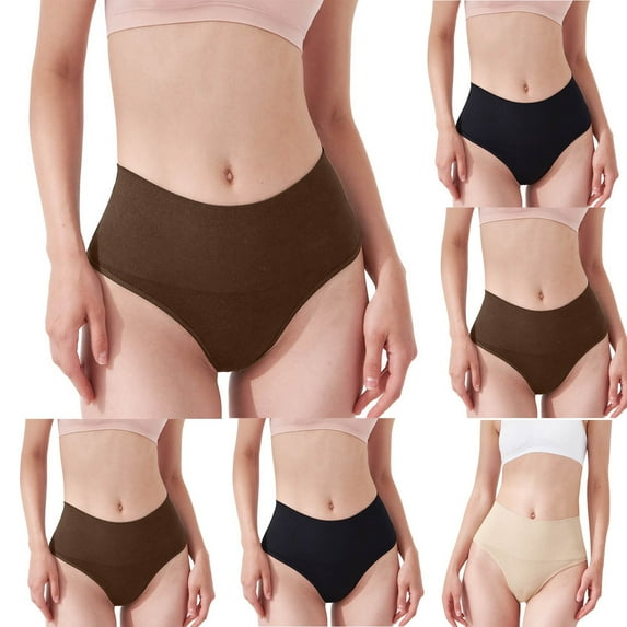Elainilye Fashion Body Shaper Tummy Control Shapewear Girdle Corset Waist Shapewear Bottoms Shorts,Brown